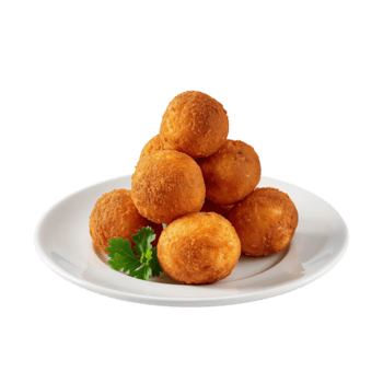 golden-fried-arancini-on-white-plate-against-clean-backdrop-ideal-for-culinary-presentations-png